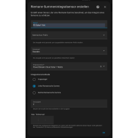 Anlegen eines Integralsensors